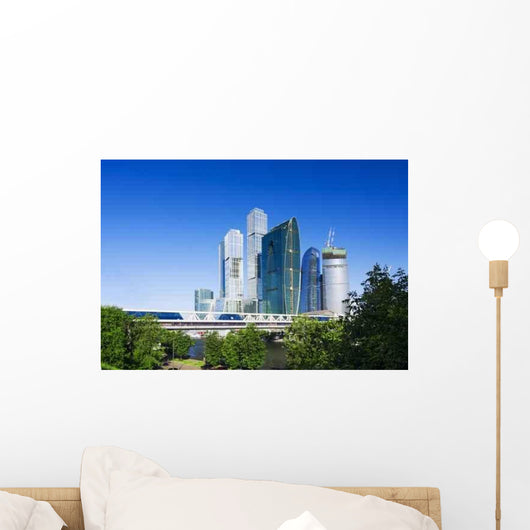 Skyscrapers Wall Decal Design 2