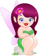 Cute fairy Wall Decal