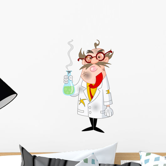 Mad scientist Wall Decal