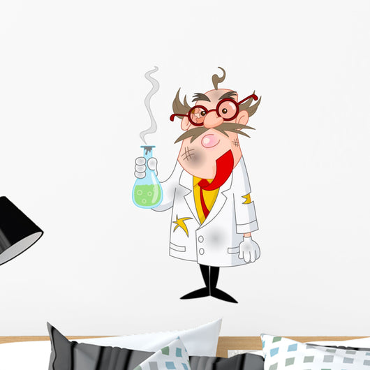 Mad scientist Wall Decal