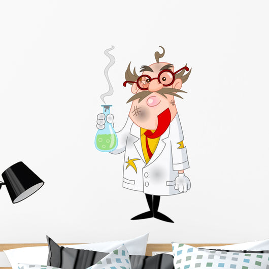 Mad scientist Wall Decal