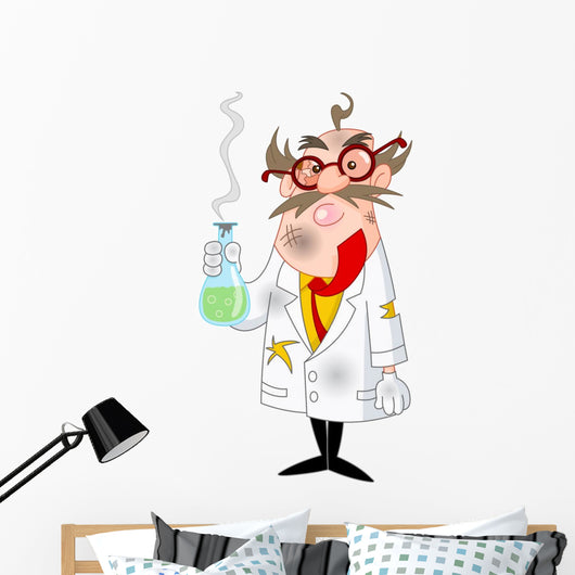 Mad scientist Wall Decal