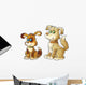 Dog and Puppy Wall Decal