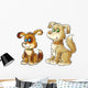 Dog and Puppy Wall Decal