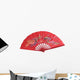 Chinese Hand Fan Wall Decal