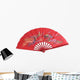 Chinese Hand Fan Wall Decal