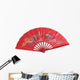 Chinese Hand Fan Wall Decal