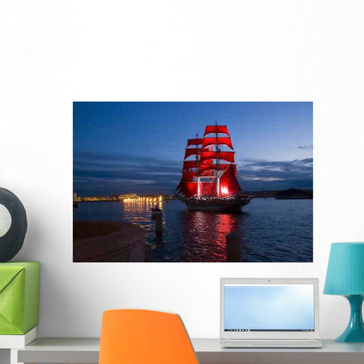 Feast Scarlet Sails St Petersburg Wall Decal