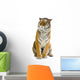 tigre assis Wall Decal