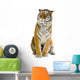 tigre assis Wall Decal