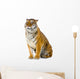 Sitting Tiger Wall Decal