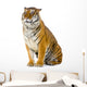 Sitting Tiger Wall Decal