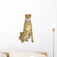 adult cheetah sitting Wall Decal