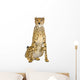 adult cheetah sitting Wall Decal