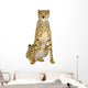 adult cheetah sitting Wall Decal