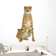 adult cheetah sitting Wall Decal