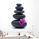Black Zen Stones Pyramid Wall Decal