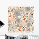 Flower Summer Pattern and Wall Decal