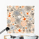 Flower Summer Pattern and Wall Decal