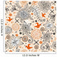 Flower Summer Pattern and Wall Decal