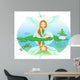Lily Pond Fairy Wall Decal