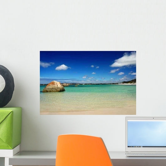 Green Pool Wall Decal