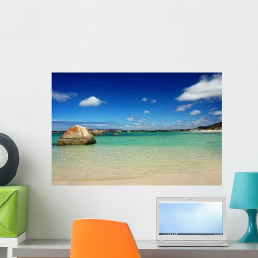 Green Pool Wall Decal