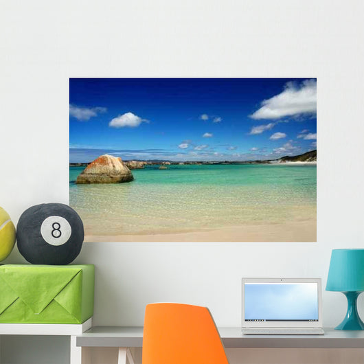 Green Pool Wall Decal