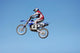 dirt bike jumping in the air Wall Mural