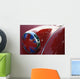 Detail of Flag Headlight Cover on Vintage British Wall Mural