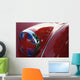 Detail of Flag Headlight Cover on Vintage British Wall Mural