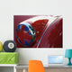 Detail of Flag Headlight Cover on Vintage British Wall Mural