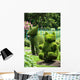 Unicorn and Bear Topiary