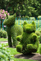 Unicorn and Bear Topiary