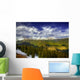 Rocky Mountain Snow Scene Wall Mural