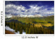 Rocky Mountain Snow Scene Wall Mural