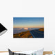 A winding road to the Top of the World Wall Mural