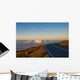 A winding road to the Top of the World Wall Mural