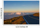 A winding road to the Top of the World Wall Mural