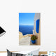 stairs down the blue Wall Mural