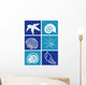 Marine Life Wall Mural
