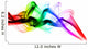 Gradient Colored Fume Abstract Shapes Wall Mural