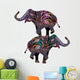 Circus Elephants Wall Decal