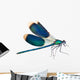 Dragonfly isolated on white Wall Decal