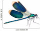 Dragonfly isolated on white Wall Decal
