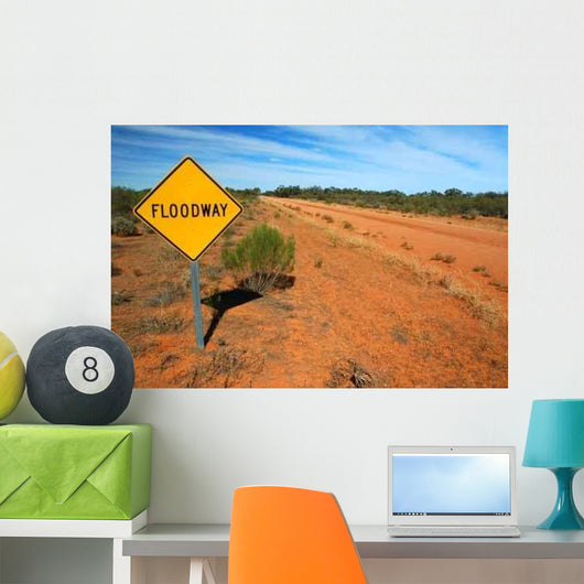 Traffic Sign Rural Road Wall Decal Design 1