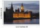 A Building And Clock Tower Along The Water's Edge Illuminated At Dusk Wall Mural
