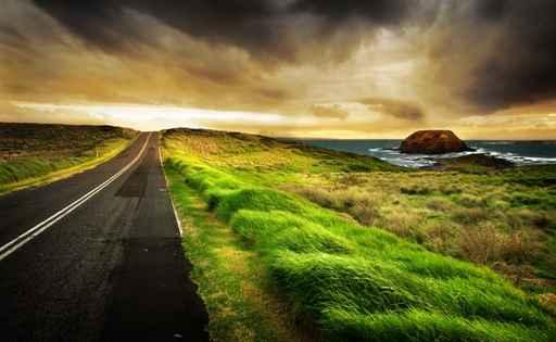Coastal Highway Wall Decal