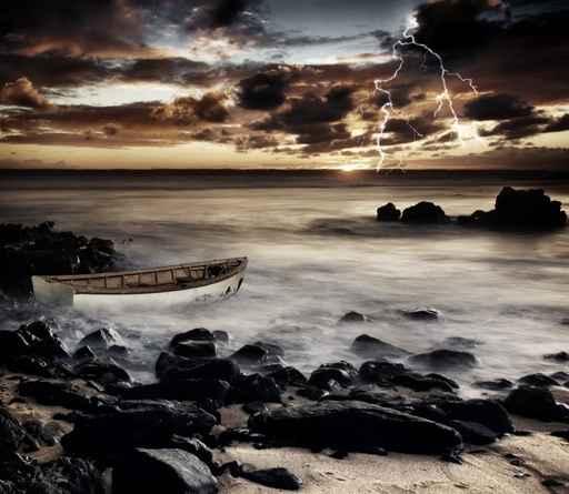 Coastal Storm Wall Decal