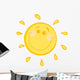 Smiling Sun Character Wall Decal